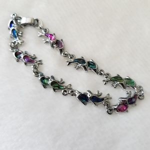 Dolphin link bracelet